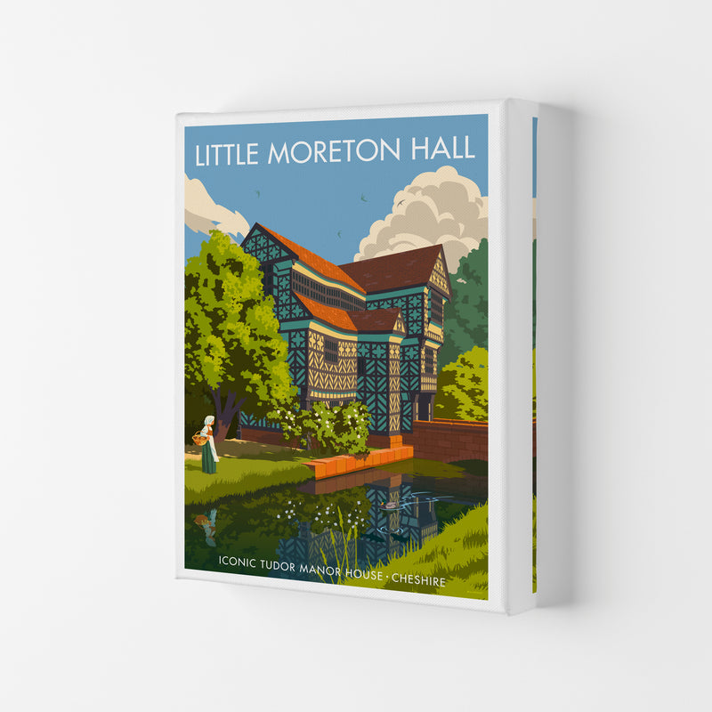 Little Moreton Hall by Stephen Millership Canvas