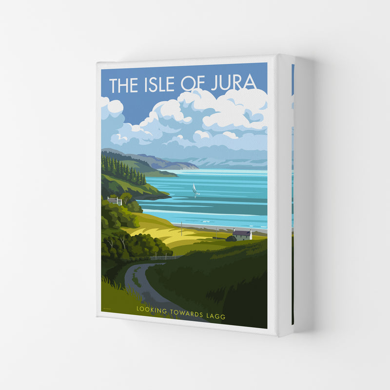 The Isle of Jura Art Print by Stephen Millership Canvas