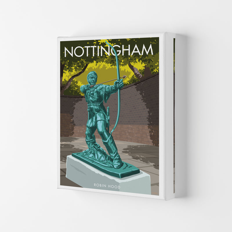 Nottingham Art Print by Stephen Millership Canvas