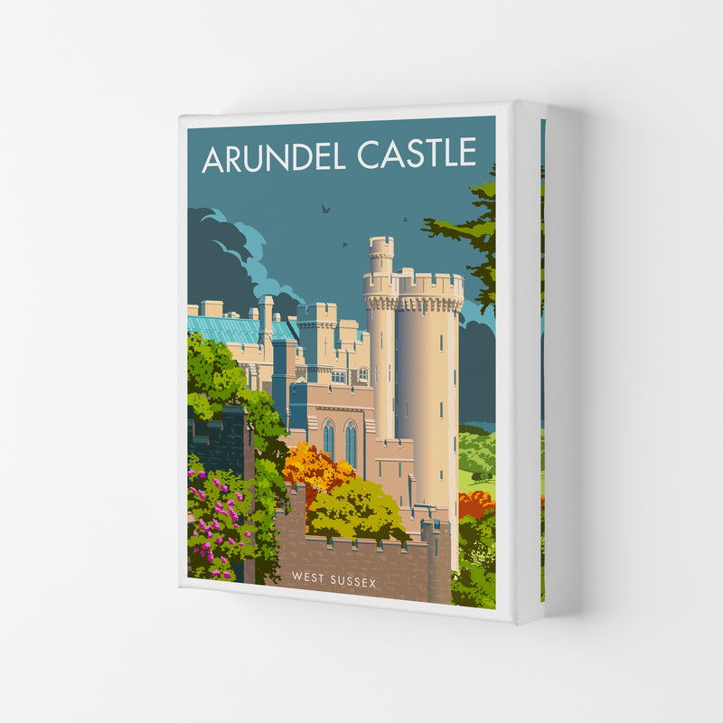 Arundel Castle Sussex Art Print by Stephen Millership Canvas