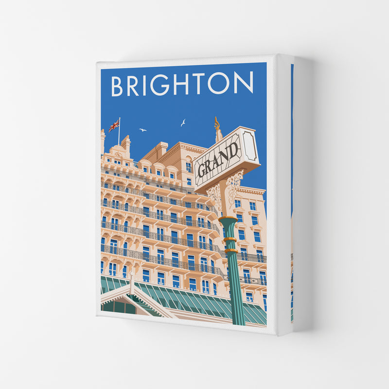 Grand Hotel Brighton Art Print by Stephen Millership Canvas