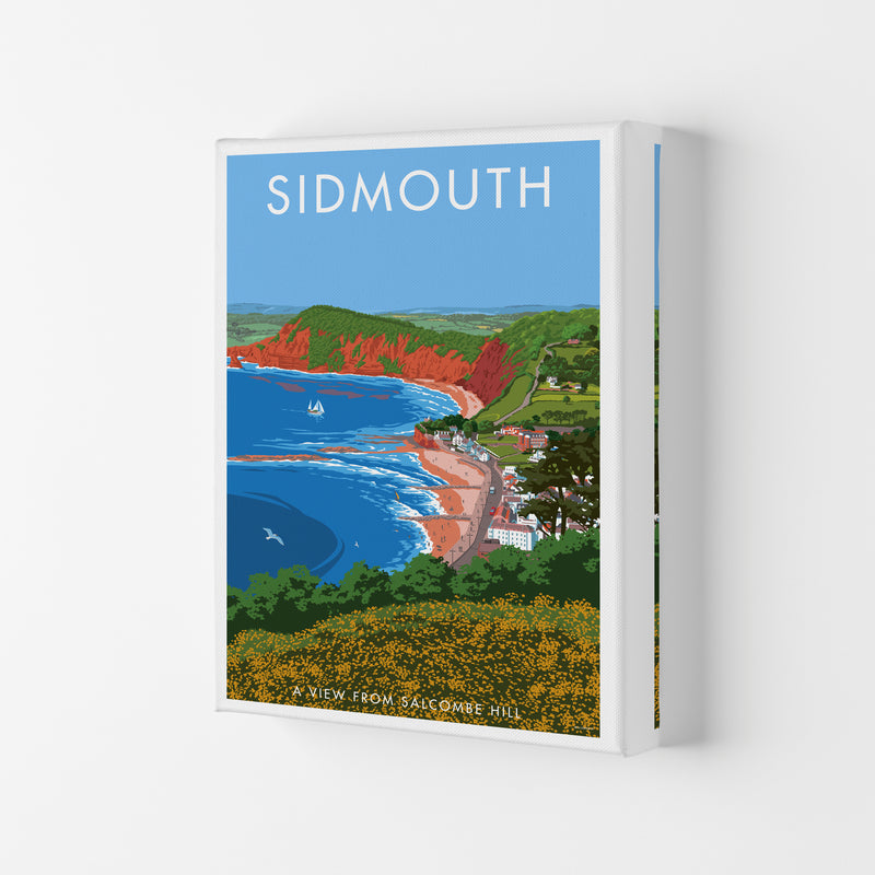 Sidmouth Art Print by Stephen Millership Canvas