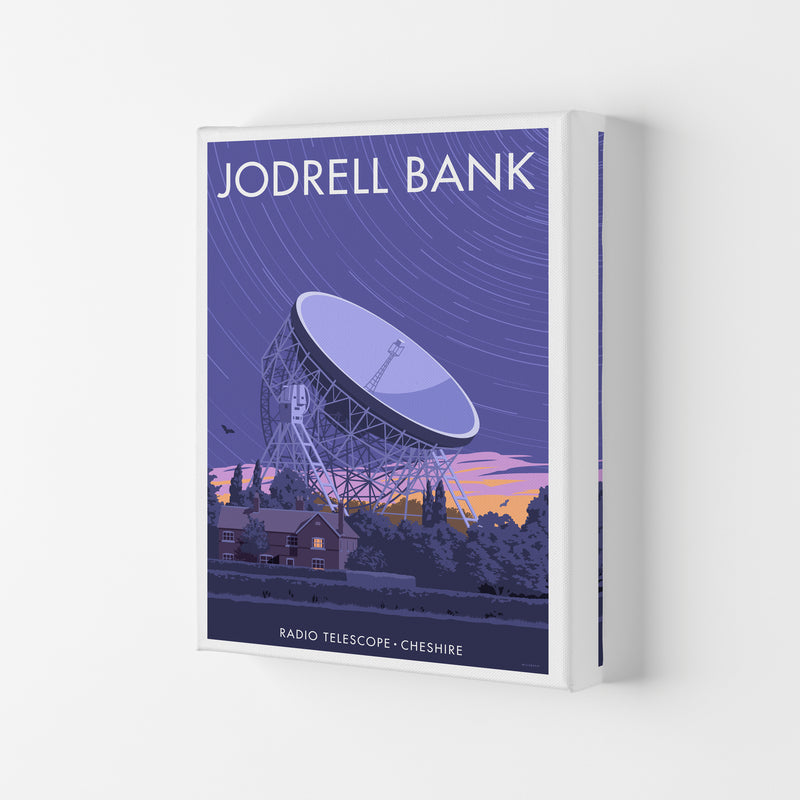 Jodrell Bank Art Print by Stephen Millership Canvas