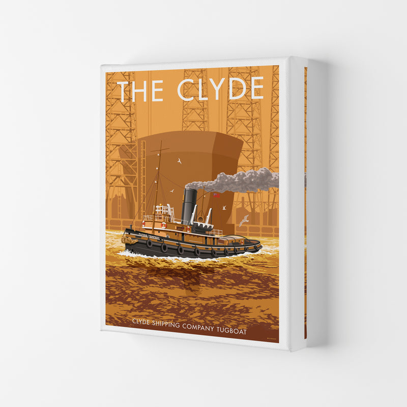The Clyde Art Print by Stephen Millership Canvas