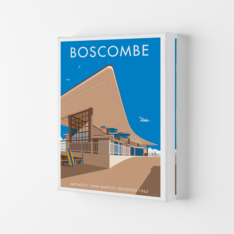 Boscombe Framed Digital Art Print by Stephen Millership Canvas