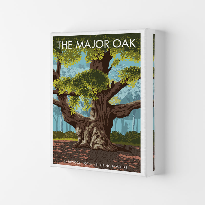 The Major Oak Art Print by Stephen Millership Canvas