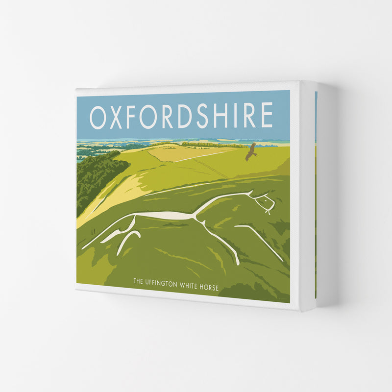 The Uffington White Horse Oxfordshire Art Print by Stephen Millership Canvas