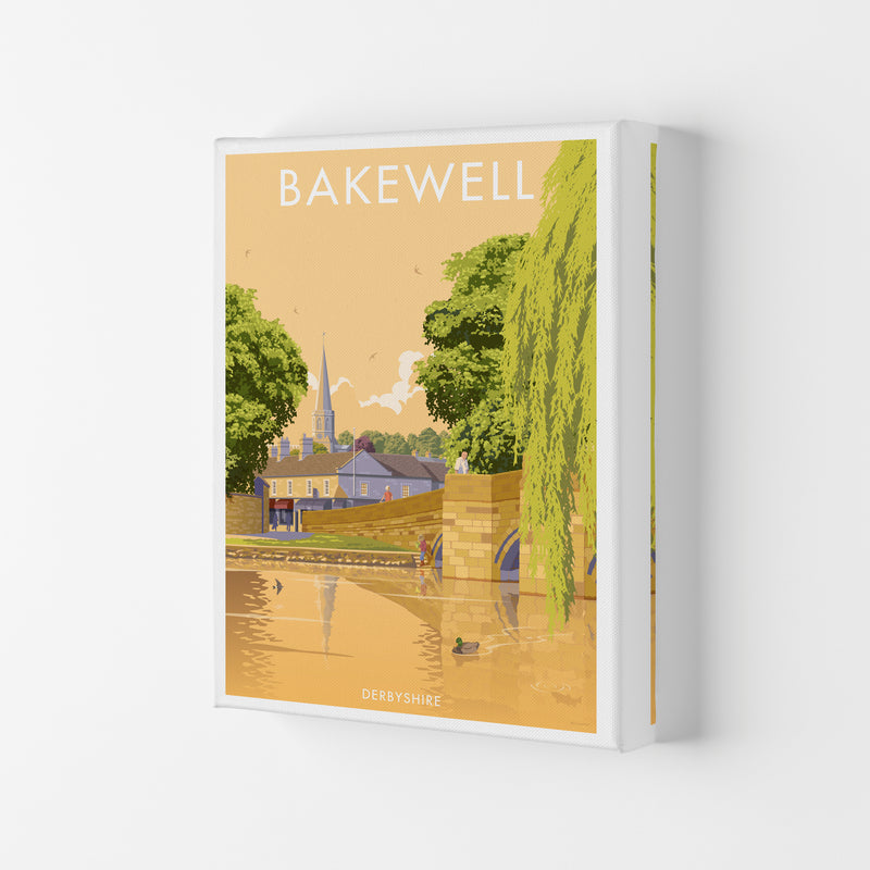 Bakewell Derbyshire Travel Art Print by Stephen Millership Canvas
