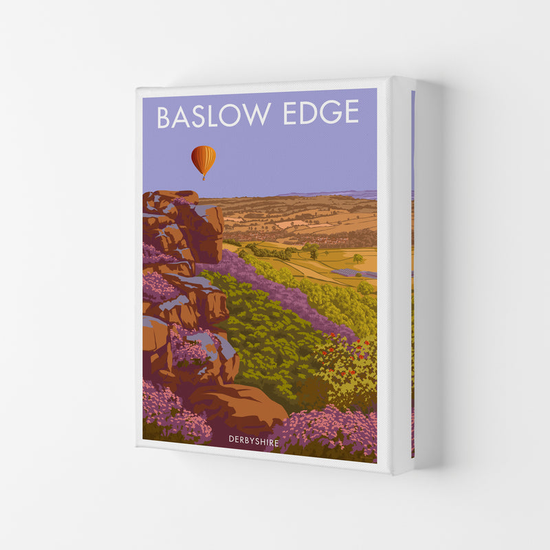 Baslow Edge Derbyshire Travel Art Print by Stephen Millership Canvas