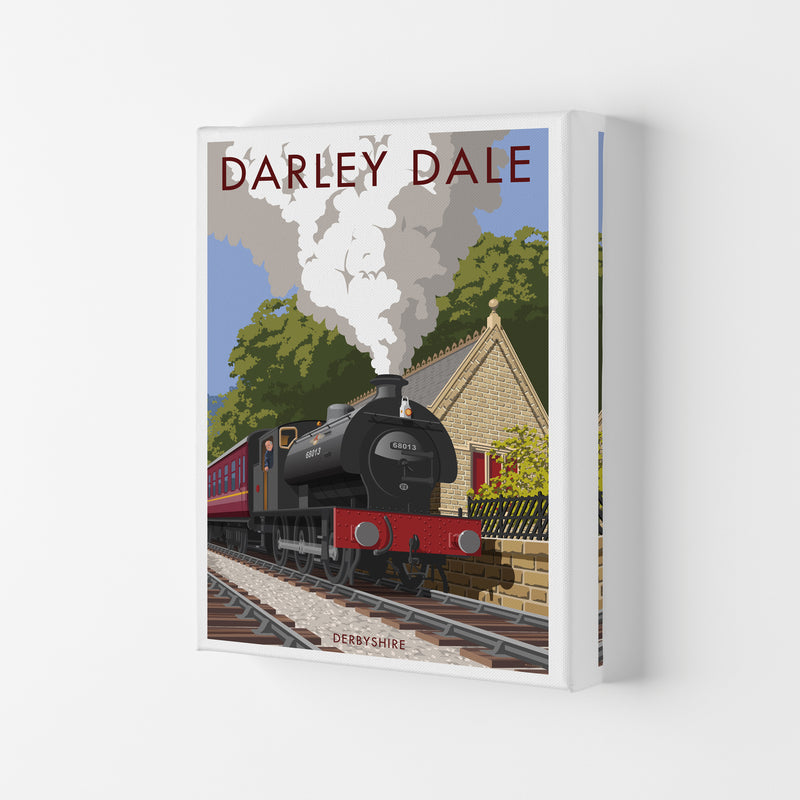 Darley Dale Derbyshire Travel Art Print by Stephen Millership Canvas