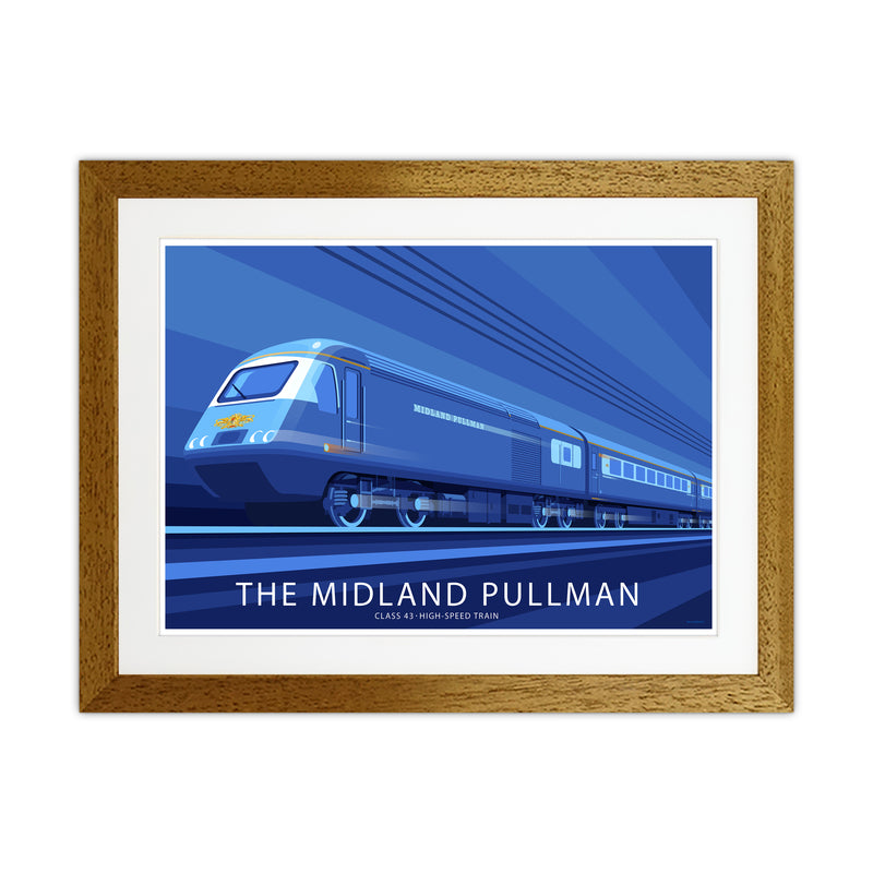 Hst Pulman Travel Art Print By Stephen Millership Oak Grain