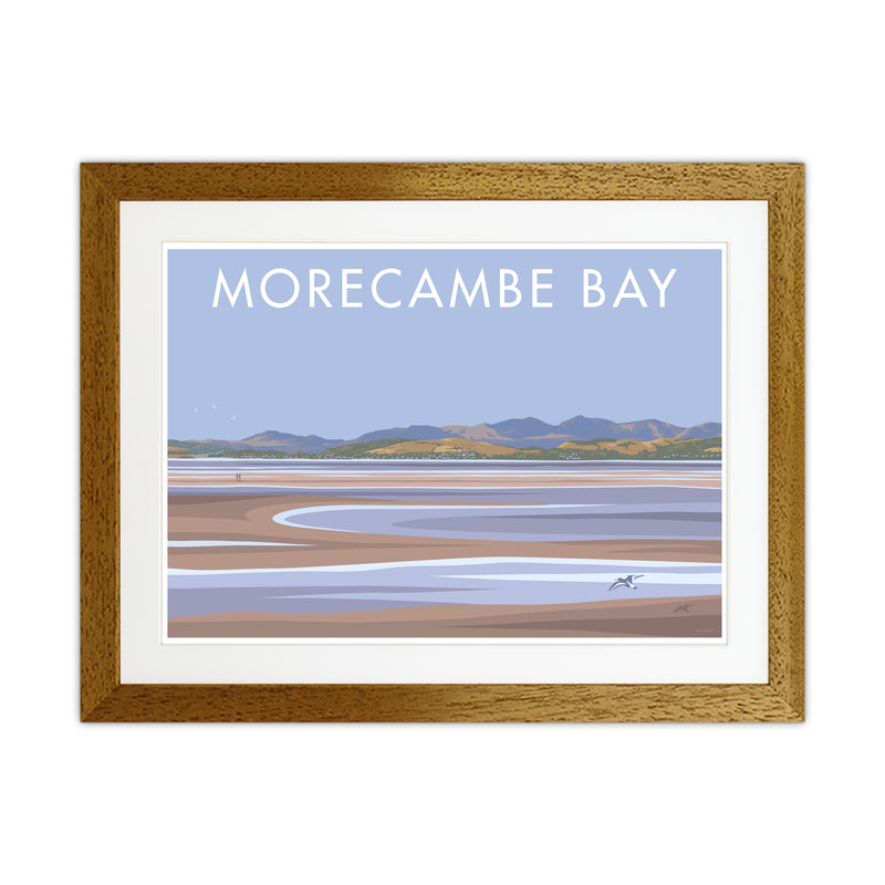 Morecambe Bay Travel Art Print By Stephen Millership Oak Grain