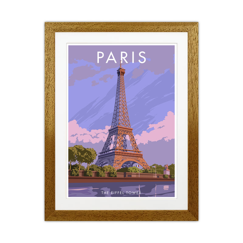 Paris Travel Art Print By Stephen Millership Oak Grain