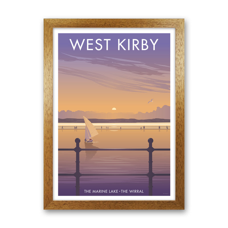 Wirral West Kirby Art Print by Stephen Millership Oak Grain