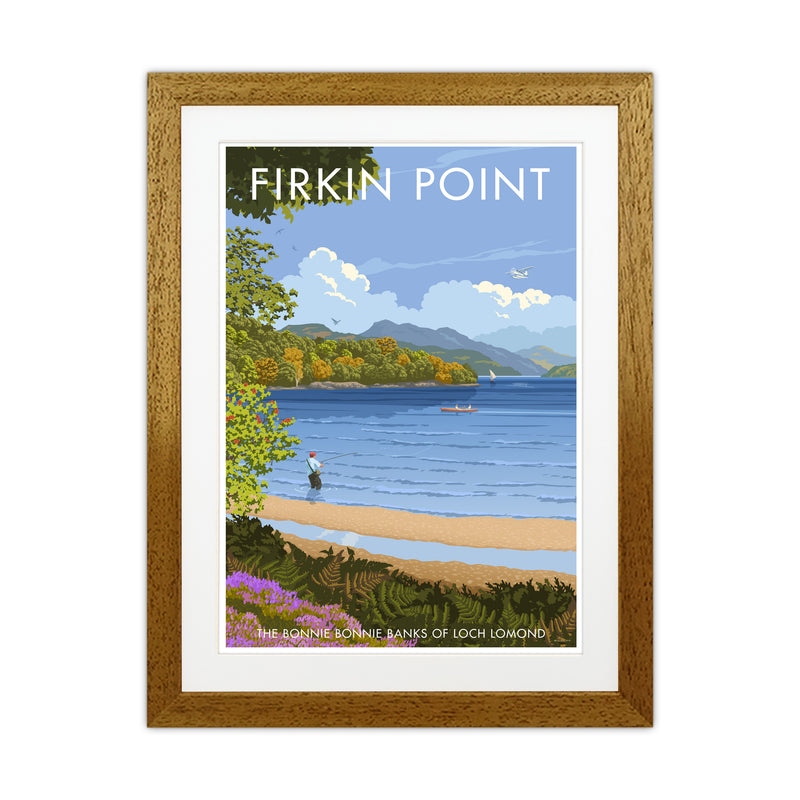 Firkin Point Art Print by Stephen Millership Oak Grain