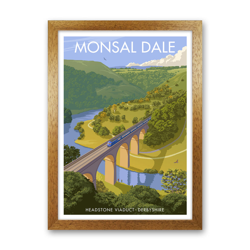 Derbyshire Monsal Dale 2 Art Print by Stephen Millership Oak Grain