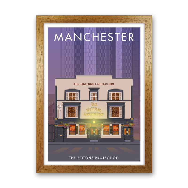 Manchester Britons Protection Art Print by Stephen Millership Oak Grain