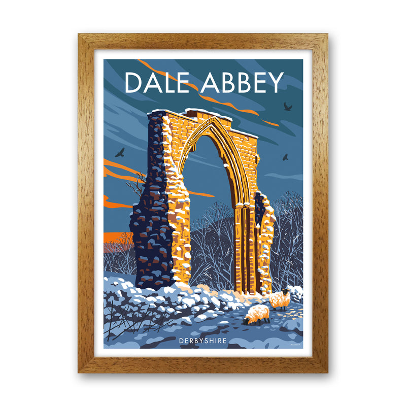 Dale Abbey Derbyshire Art Print by Stephen Millership Oak Grain