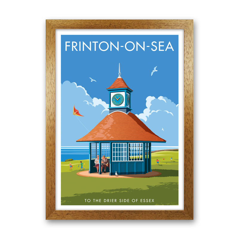Frinton-On-Sea Art Print by Stephen Millership Oak Grain