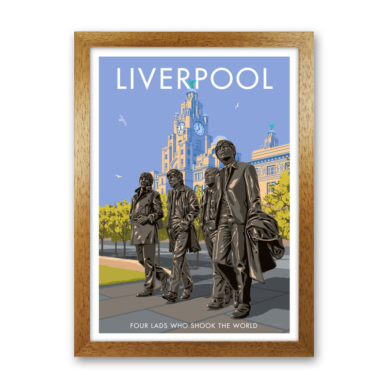 Liverpool Art Print by Stephen Millership Oak Grain