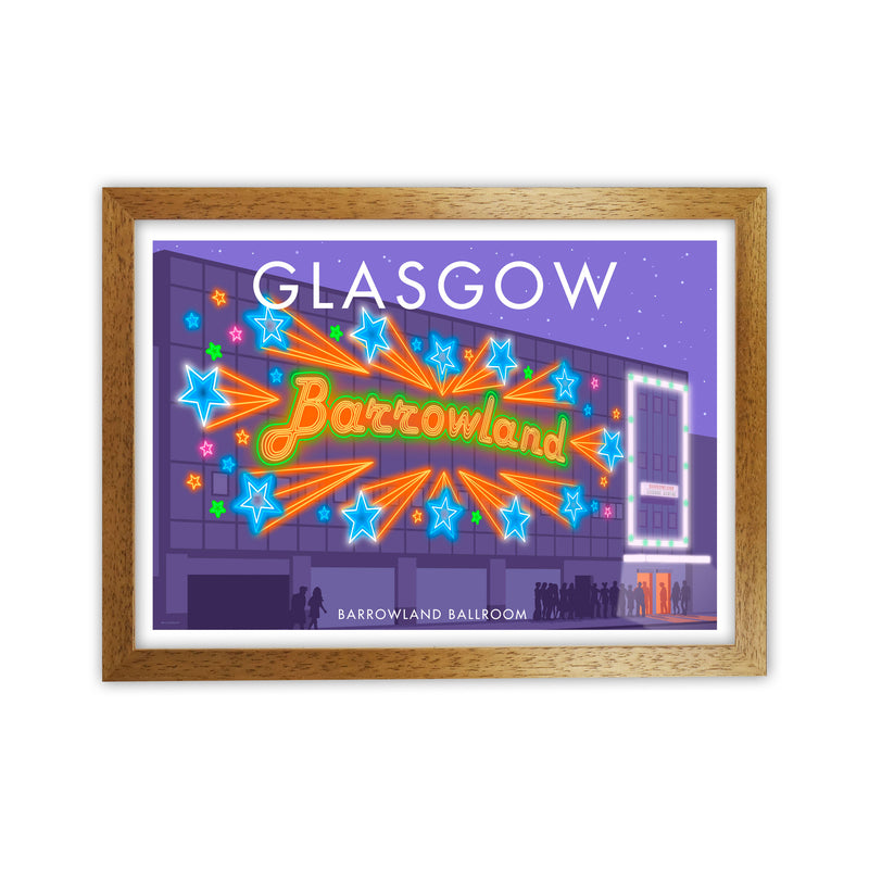 Barrowland Ballroom Glasgow Art Print by Stephen Millership Oak Grain