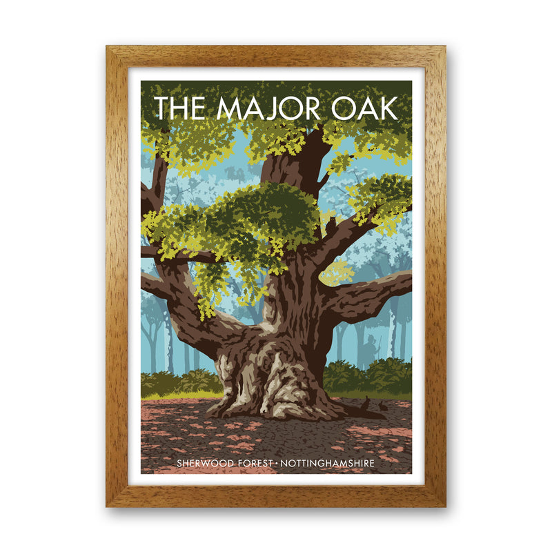 The Major Oak Art Print by Stephen Millership Oak Grain