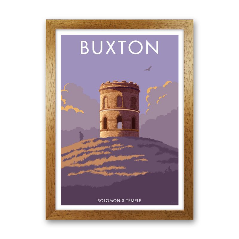 Buxton Solomon's Temple Derbyshire Travel Art Print by Stephen Millership Oak Grain
