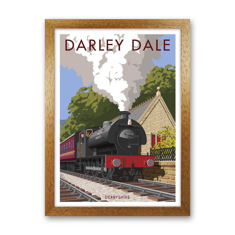 Darley Dale Derbyshire Travel Art Print by Stephen Millership Oak Grain