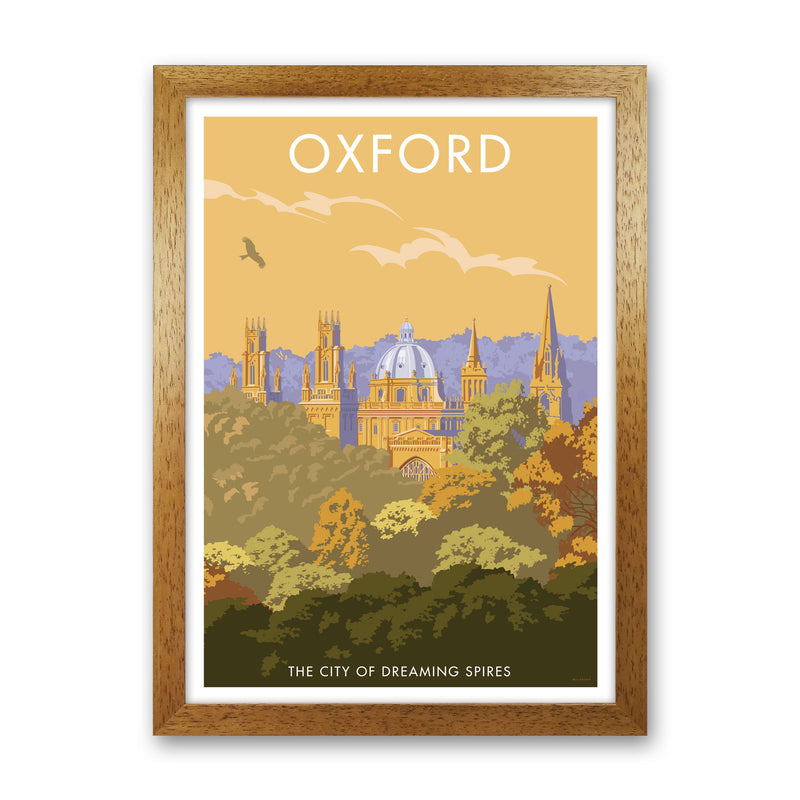 Oxford Travel Art Print by Stephen Millership Oak Grain