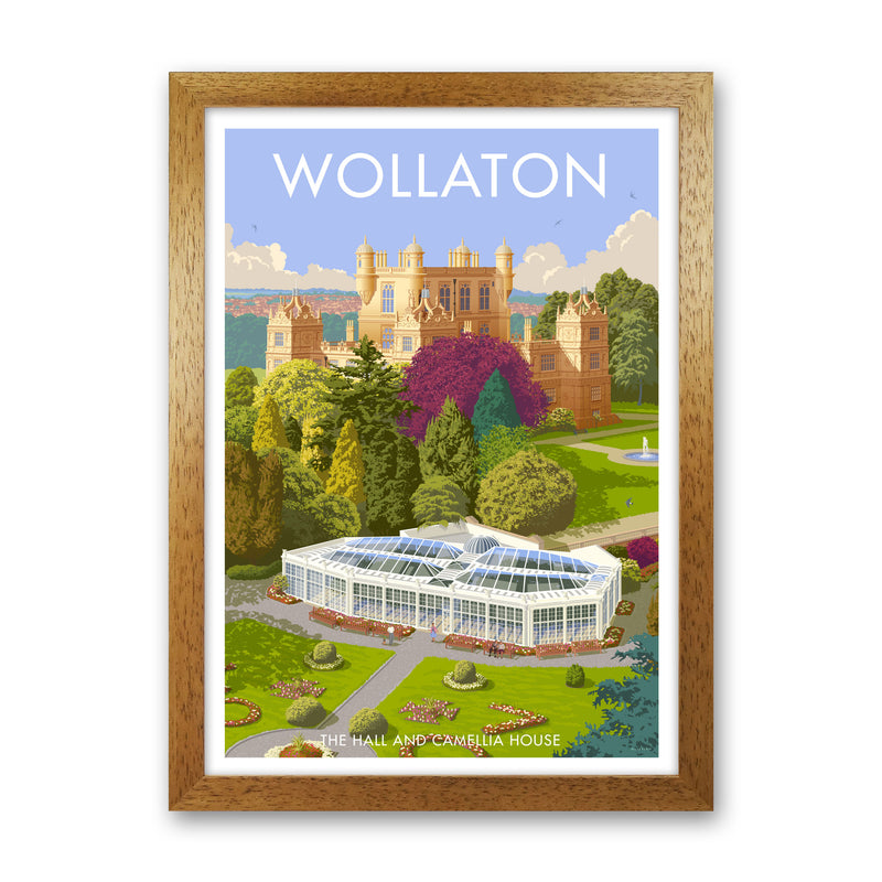 Nottingham Wollaton Hall Art Print by Stephen Millership Oak Grain