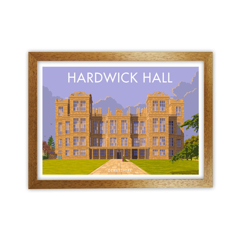 Derbyshire Hardwick Hall Art Print by Stephen Millership Oak Grain