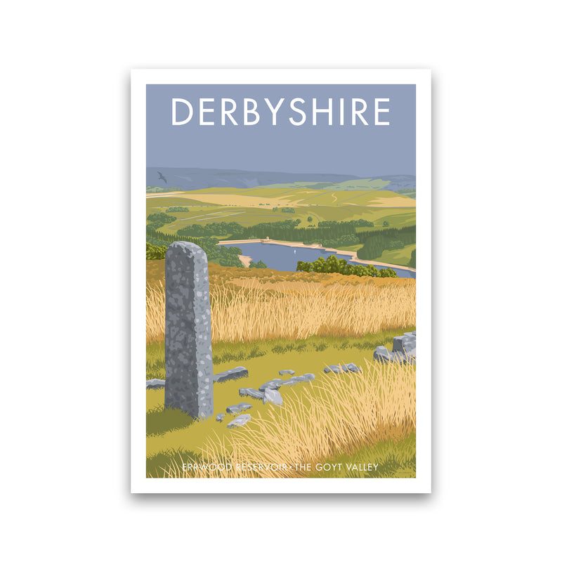 Derbyshire Errwood Travel Art Print By Stephen Millership Print Only
