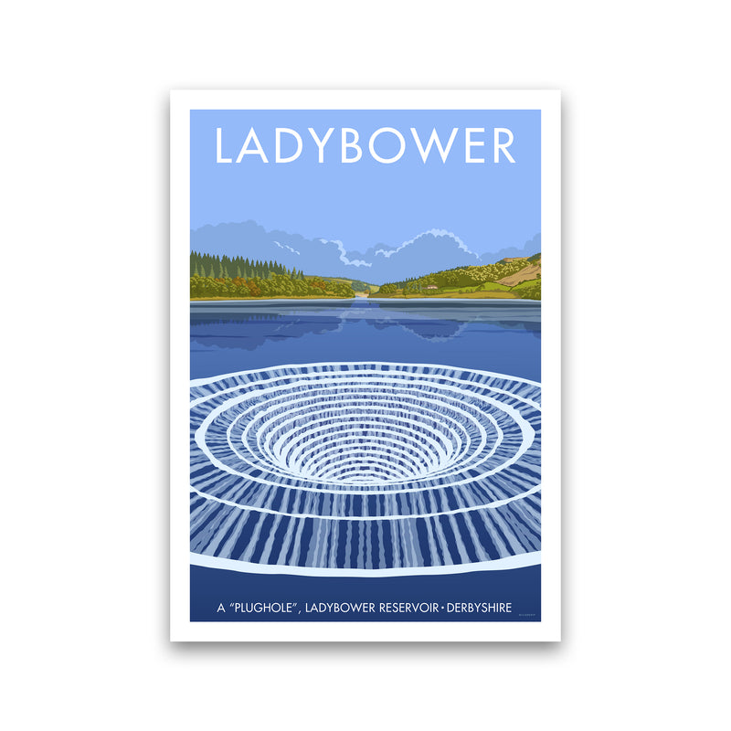 Derbyshire Ladybower Travel Art Print By Stephen Millership Print Only