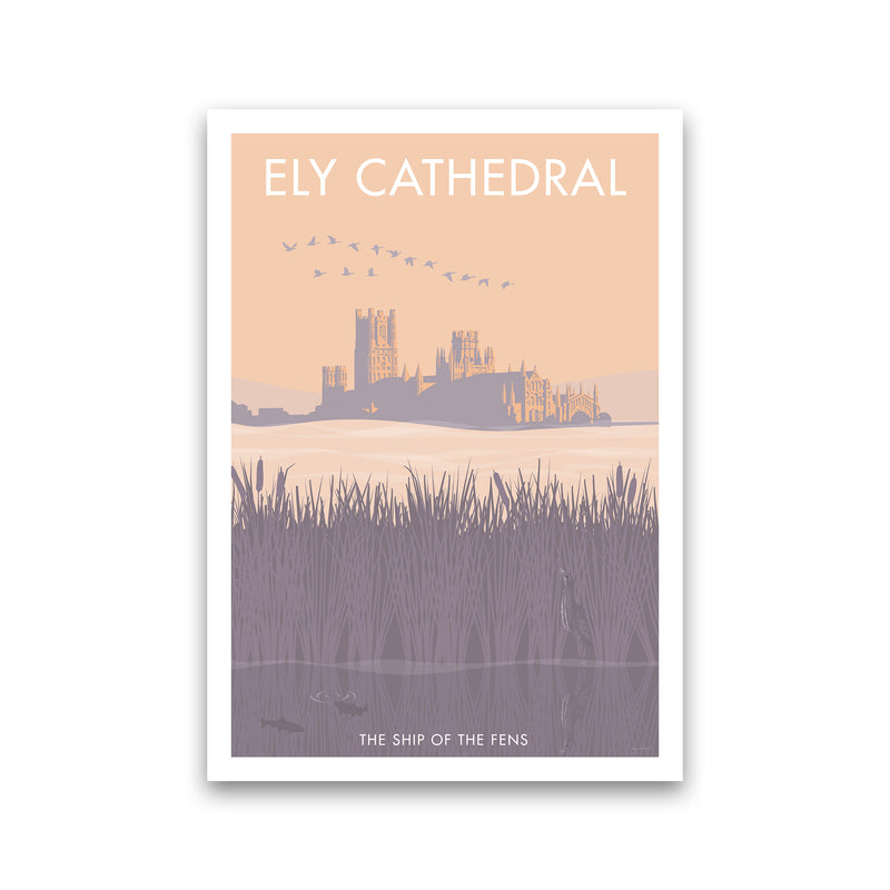 Ely Travel Art Print By Stephen Millership Print Only