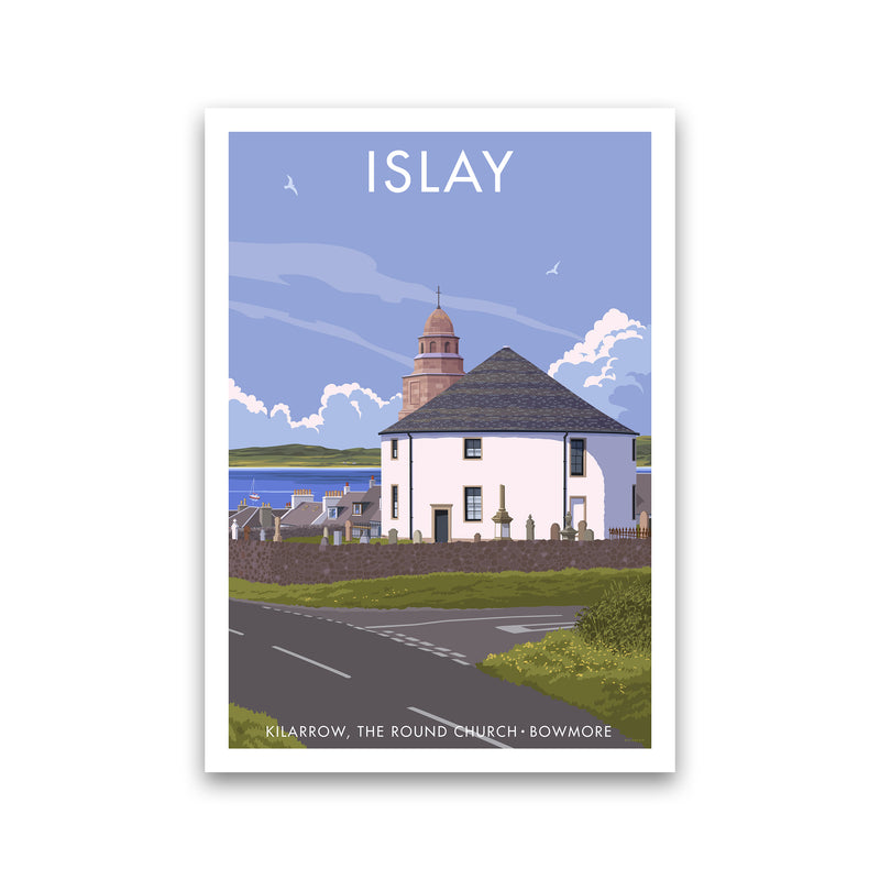 Islay Bowmore Travel Art Print By Stephen Millership Print Only
