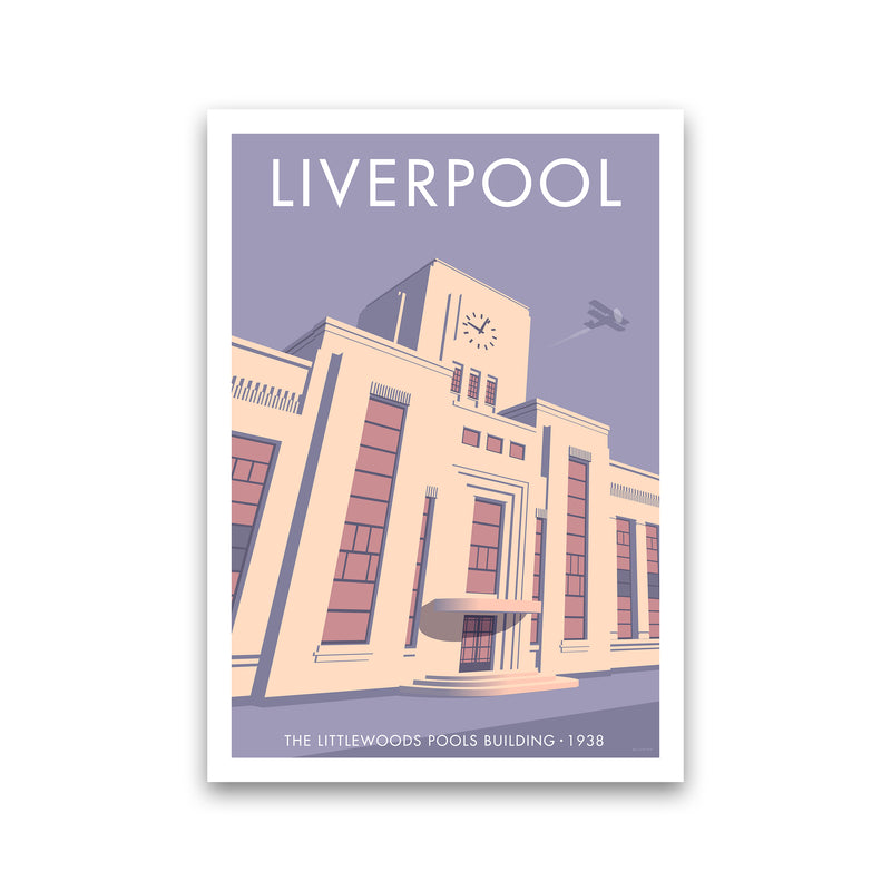 Liverpool Littlewoods Travel Art Print By Stephen Millership Print Only