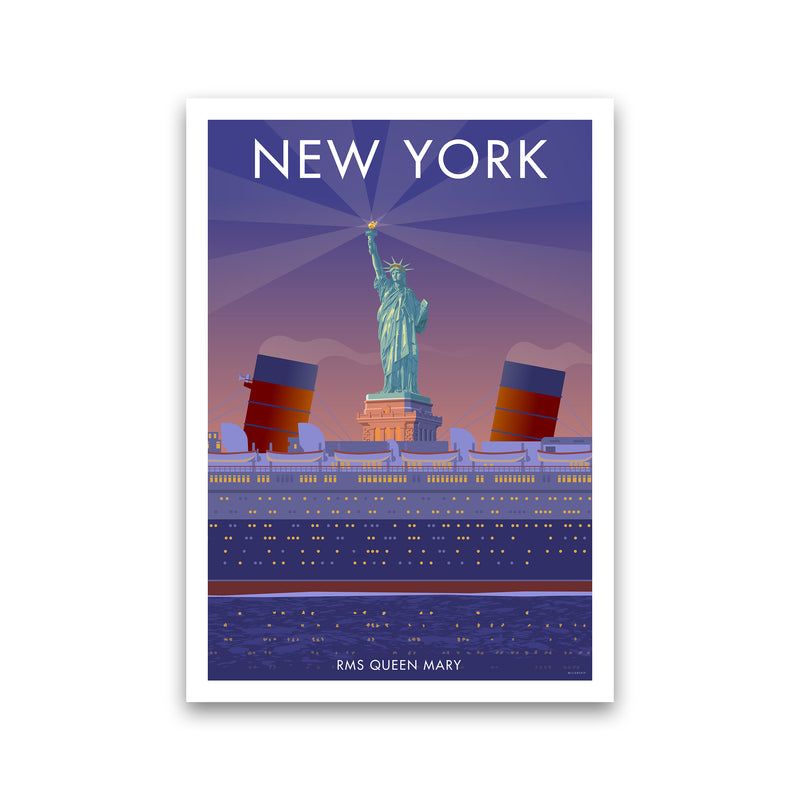 New York Travel Art Print By Stephen Millership Print Only