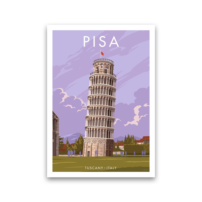 Pisa Travel Art Print By Stephen Millership Print Only