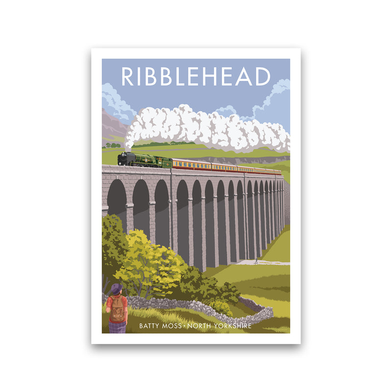 Ribblehead Travel Art Print By Stephen Millership Print Only