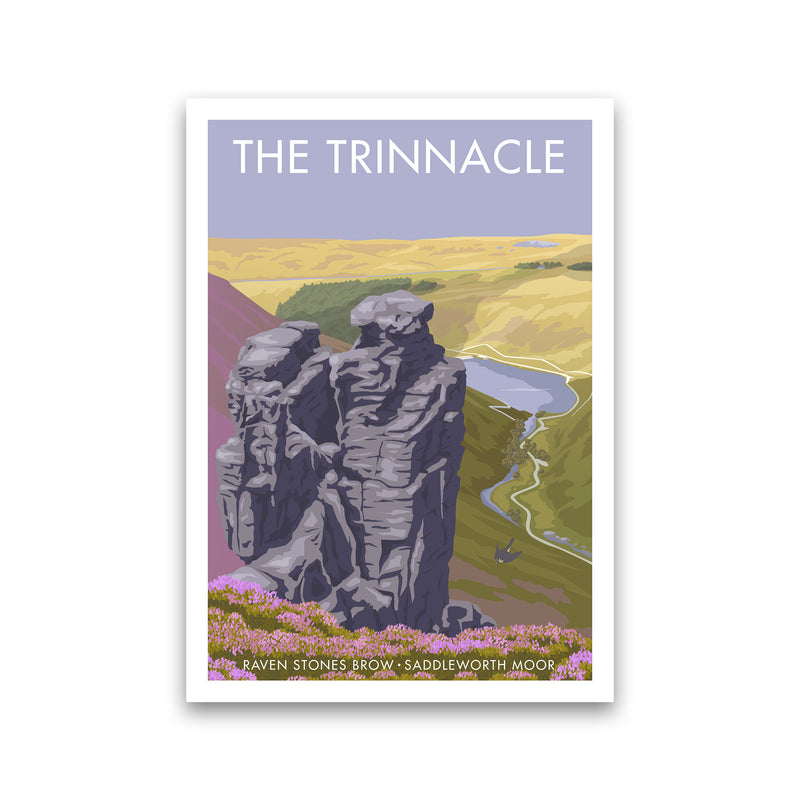 Saddleworth Trinnacle Travel Art Print By Stephen Millership Print Only