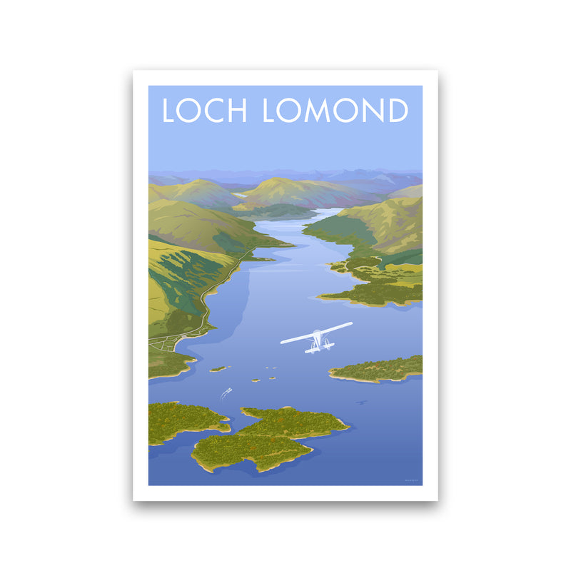 Scotland Loch Lomond Travel Art Print By Stephen Millership Print Only