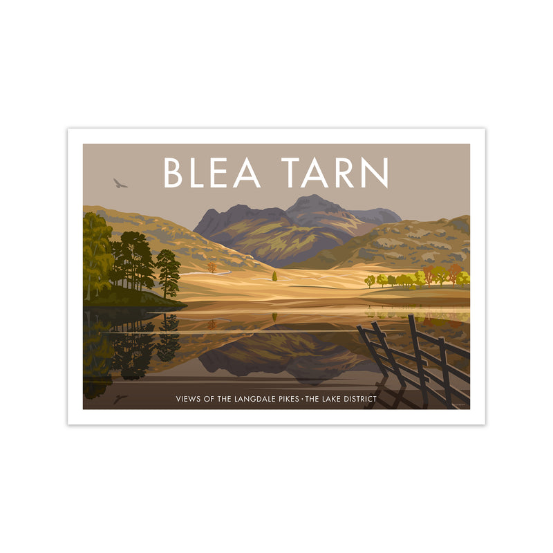 The Lakes Blea Tarn Travel Art Print By Stephen Millership Print Only