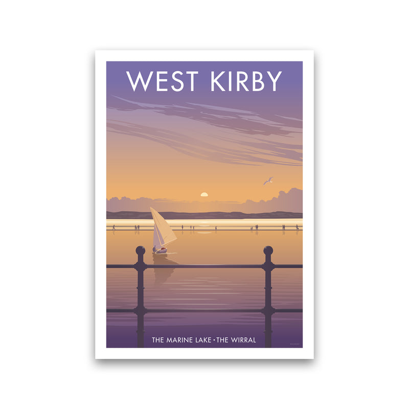 Wirral West Kirby Art Print by Stephen Millership Print Only