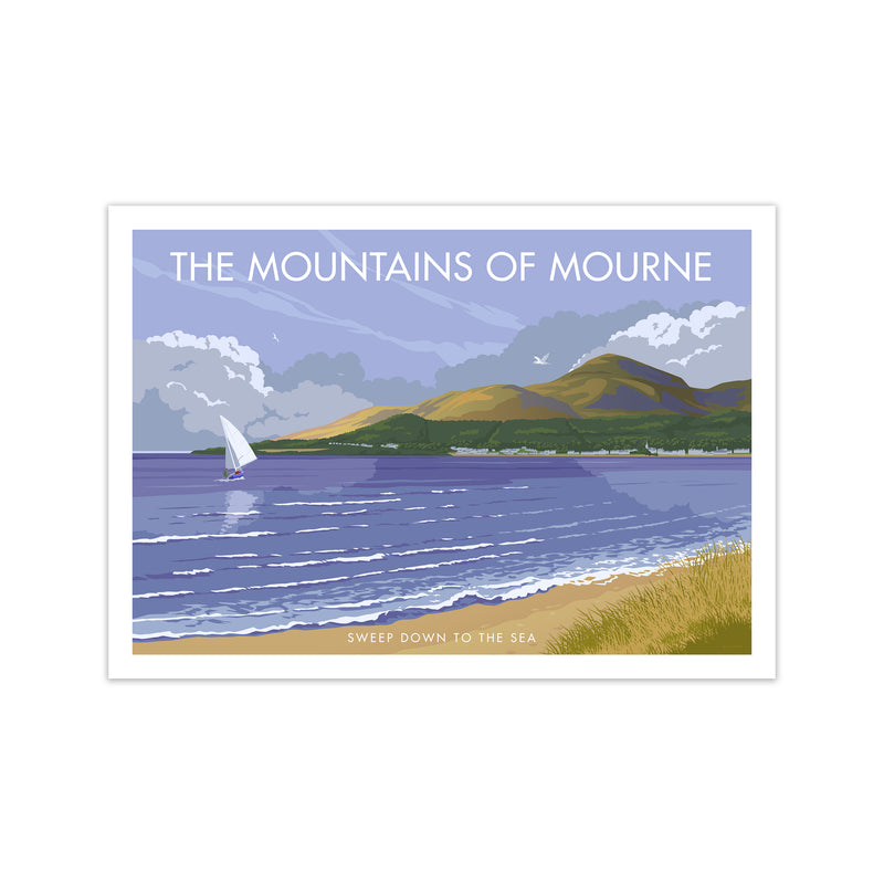 NI The Mountains Of Mourne Art Print by Stephen Millership Print Only