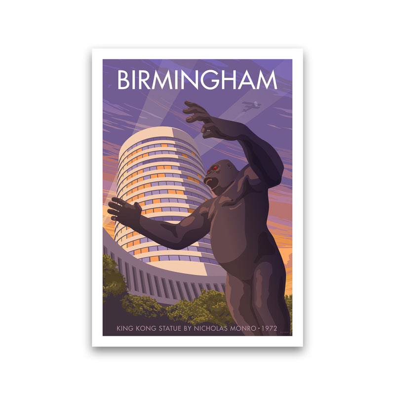 Birmingham King Kong Art Print by Stephen Millership Print Only