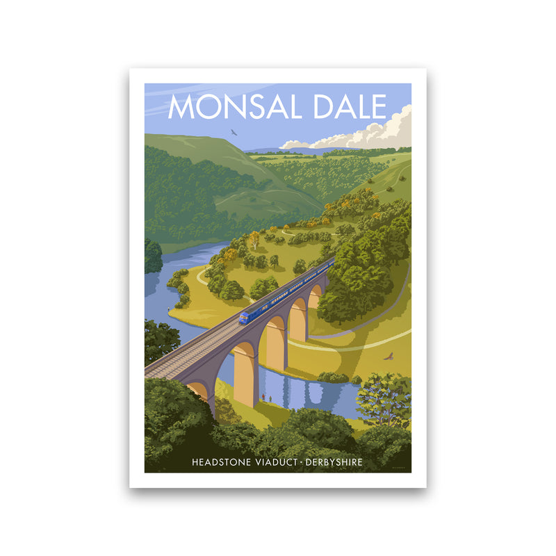Derbyshire Monsal Dale 2 Art Print by Stephen Millership Print Only