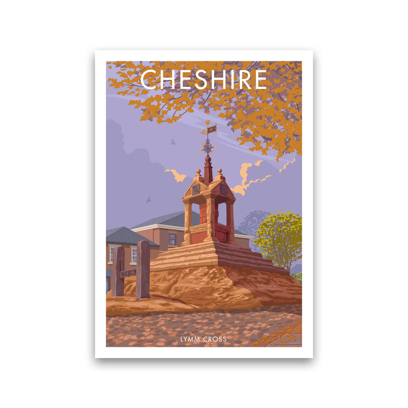 Cheshire Lymm Travel Art Print by Stephen Millership Print Only
