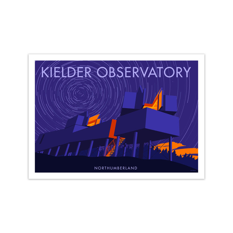 Kielder Observatory by Stephen Millership Print Only