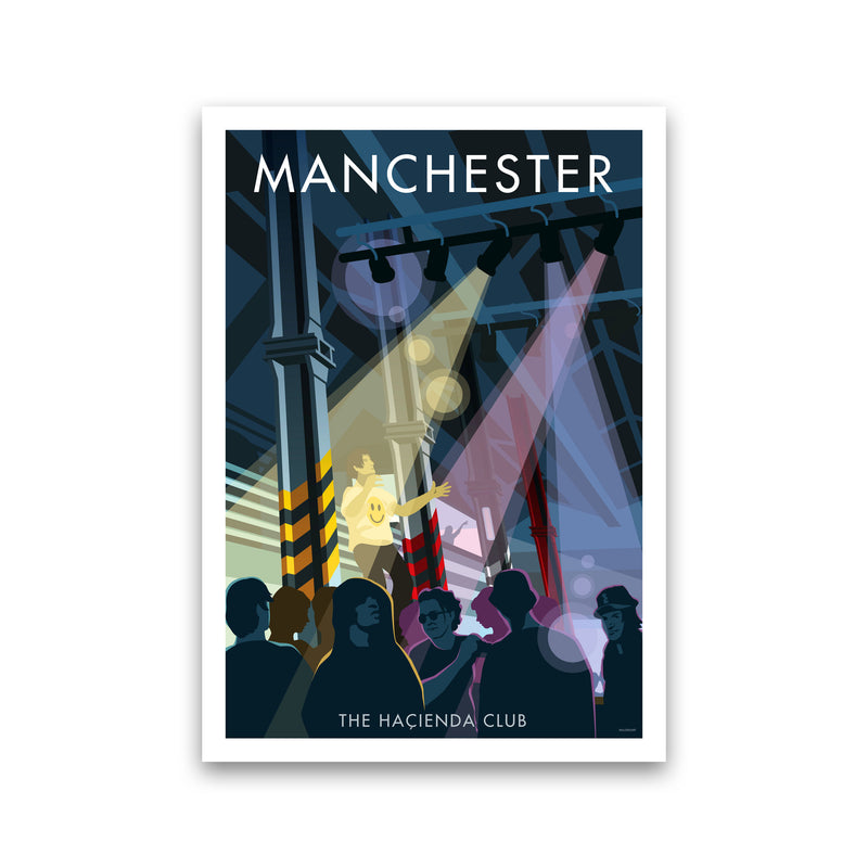 The Haçienda Club Manchester Framed Digital Art Print by Stephen Millership Print Only