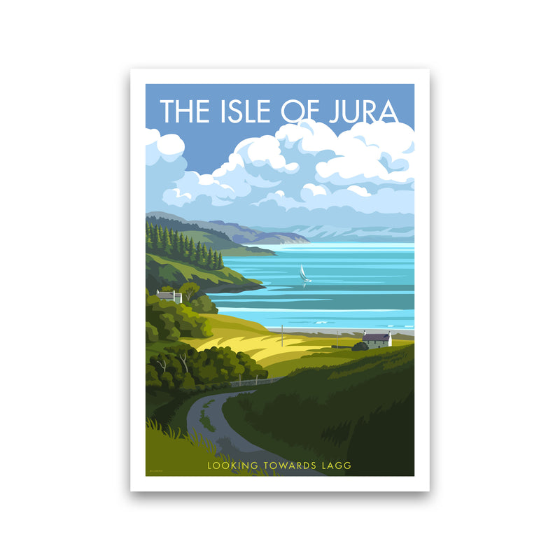 The Isle of Jura Art Print by Stephen Millership Print Only